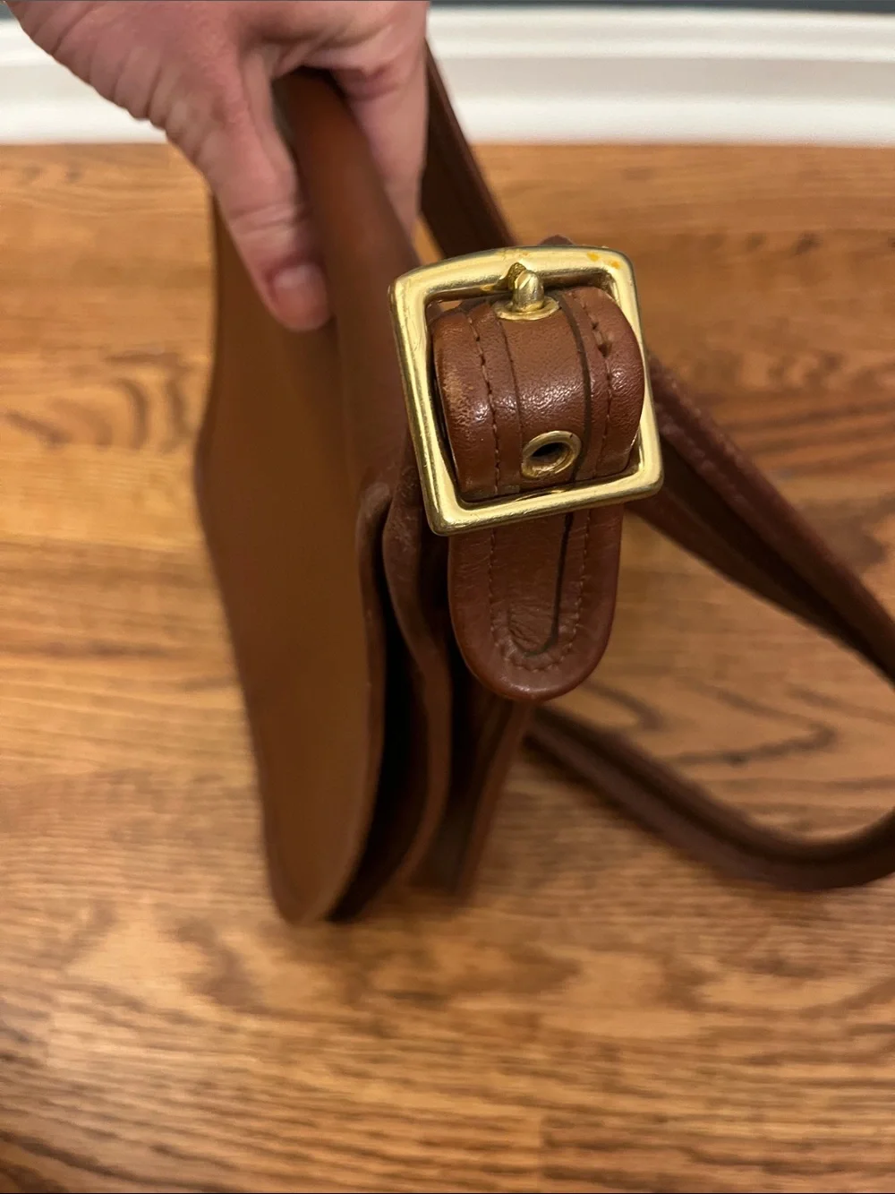 Vintage Mahogany Coach Legacy Studio Flap Bag #9144